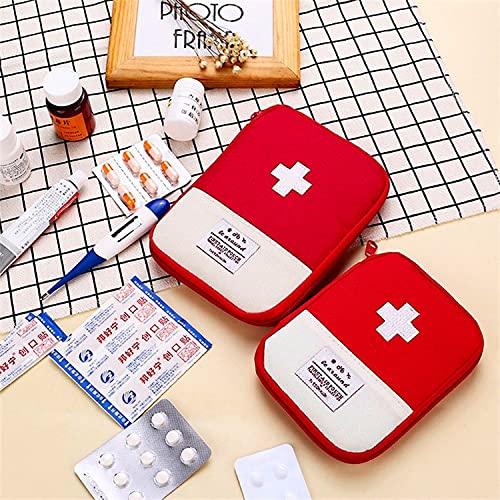 First Aid Kit Bag | Portable Medicine Storage Box & Emergency Kit Organizer  Pack of 1