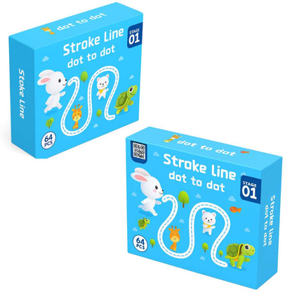 Kids  Educational Book Set - 64 Pages, 8 Pens, Markers