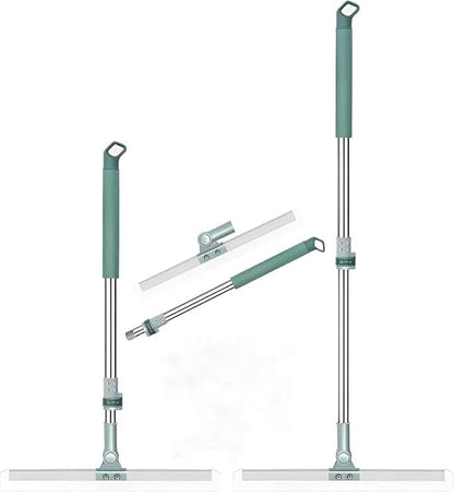 360° Extendable Floor & Bathroom Wiper – Telescopic Steel Handle Squeegee