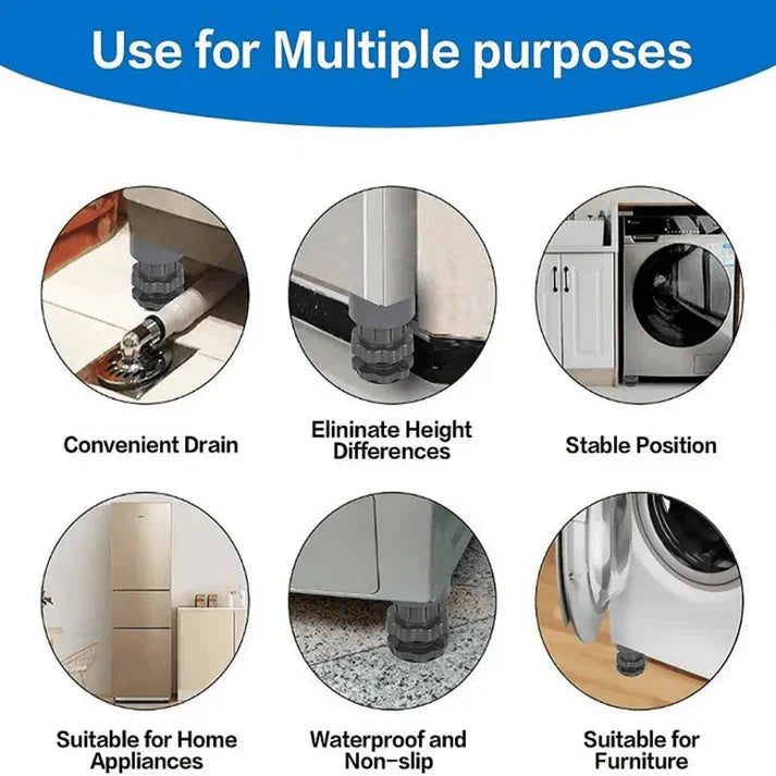 Washing Machine Anti Vibration Foot Pads (Pack of 4)