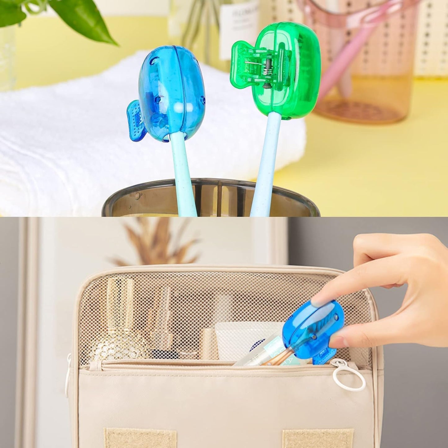 Germ Protector Cap Cover for Tooth Brush