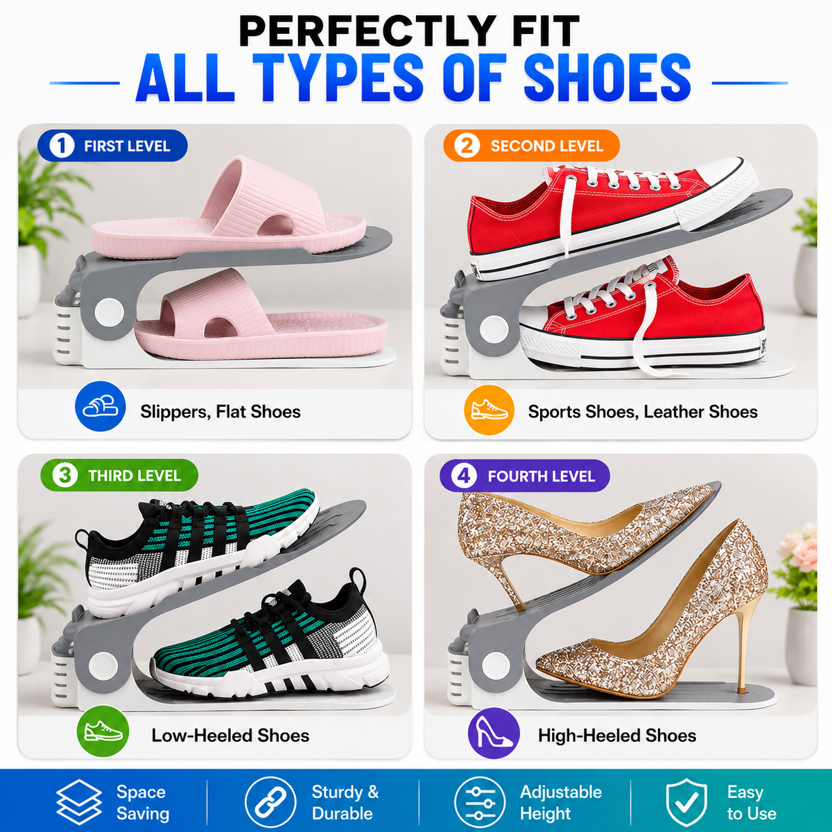 Adjustable Shoe Organize