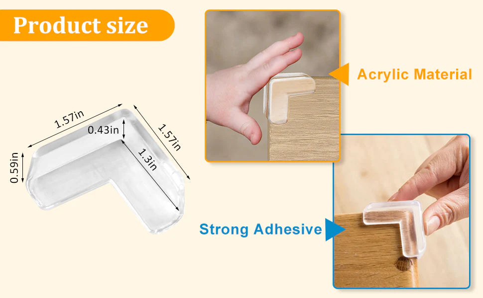 Transparent Silicone Corner Protector