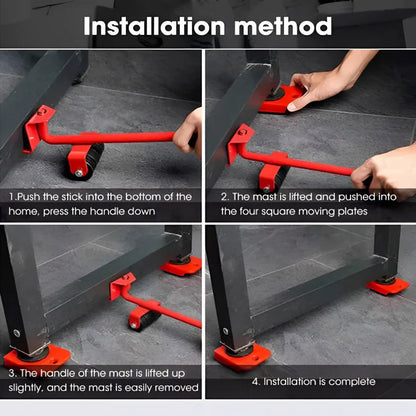 Heavy Furniture Lifter Tools with Sliders for Easy and Safe Shifting