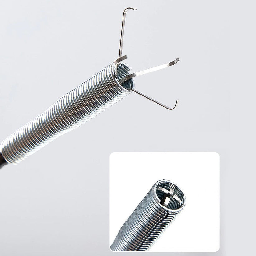 Sink Clean Steel Pipe- 360 Spring Pipe Cleaner