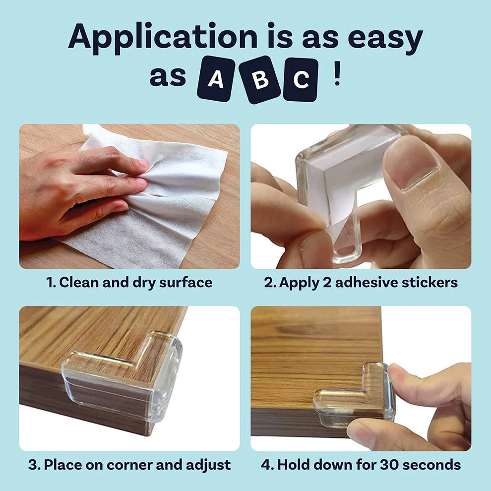 Transparent Silicone Corner Protector