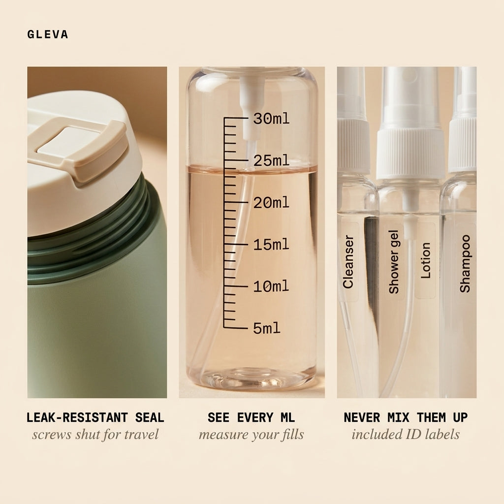 4 in 1 Travel Bottle Set