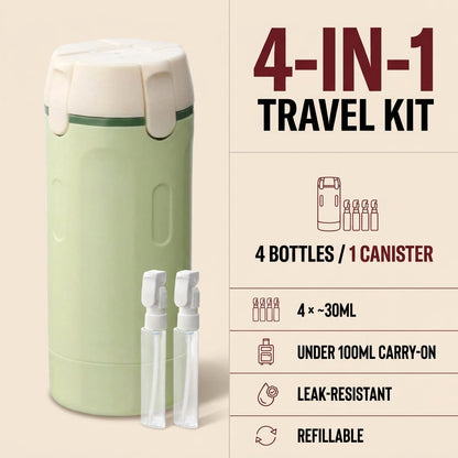 4 in 1 Travel Bottle Set