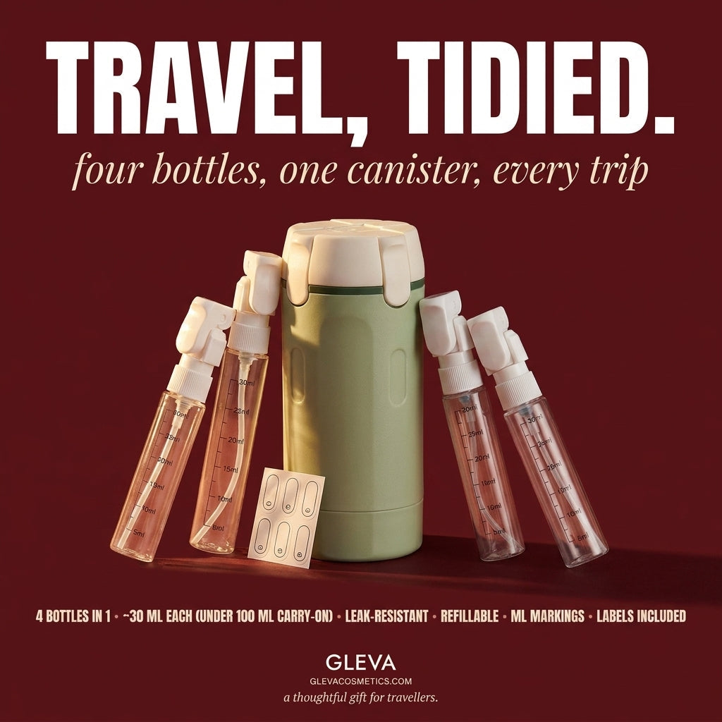 4 in 1 Travel Bottle Set