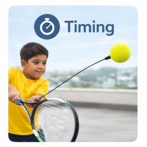 Tennis Trainer Rebound Ball | For Tennis & Cricket Self-Practice