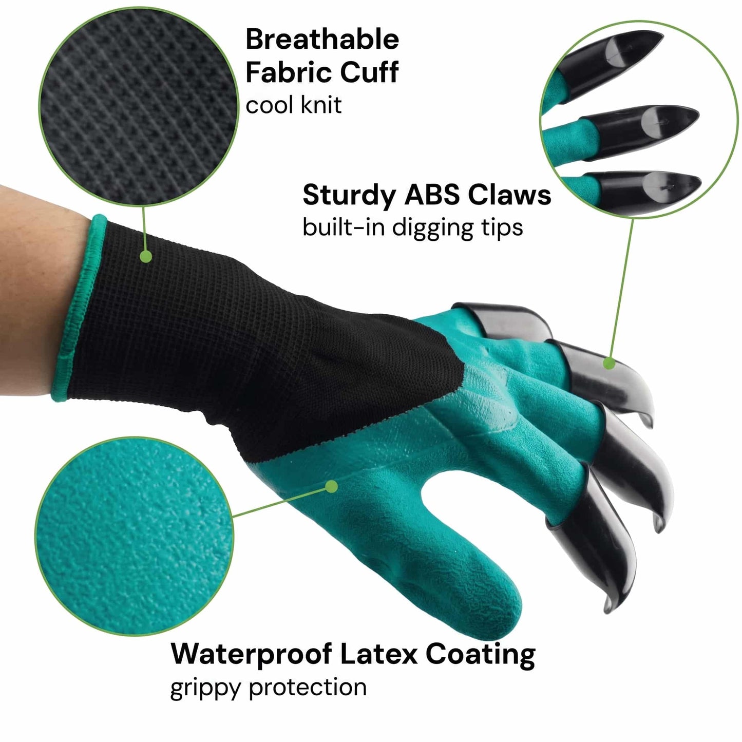 Gardening Gloves - Universal Waterproof Gloves with Claws for Digging (BUY 1 GET 1 Free)