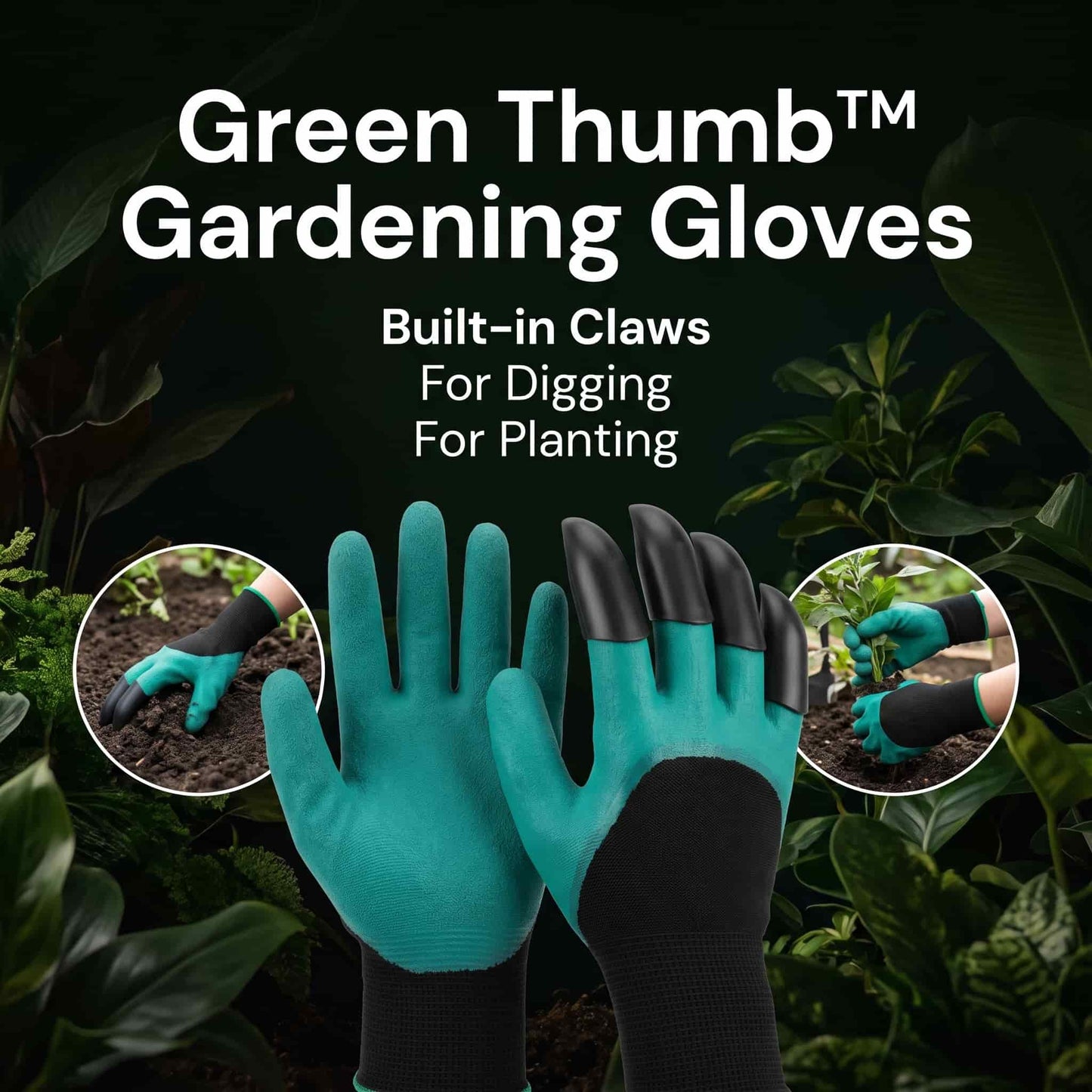 Gardening Gloves - Universal Waterproof Gloves with Claws for Digging (BUY 1 GET 1 Free)
